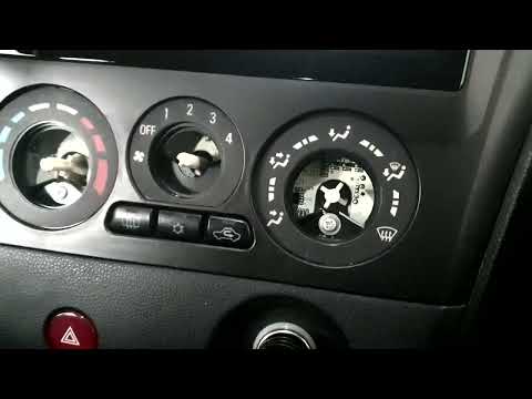 Видео: Подсветка отопителя (печки) Mitsubishi Outlander 1(Lancer 9).