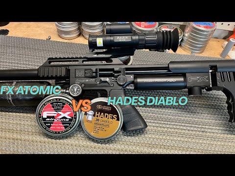 Видео: Пули FX Atomic против HADIES - FX Impact M3 - прицел DNT OPTICS ZULUS