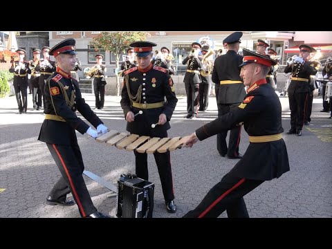 Видео: Suworow Kadetten in Andermatt 24.09.2018 - Суворовские курсанты в Андерматте (Швейцария)