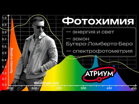 Видео: Фотохимия для олимпиад: вся теория + разбор задач (закон Бугера-Ламберта-Бера, спектрофотометрия)
