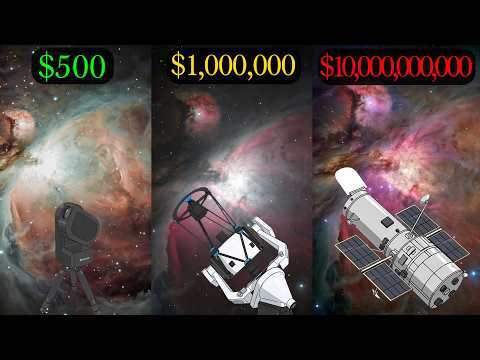 Видео: Как выглядит туманность Ориона в телескоп стоимостью 500, 1 млн и 1 млрд долларов – 42 чудеса (эп...
