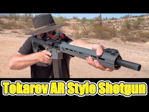 Видео: Ружье Токарева 12GA AR10 за 350 долларов.