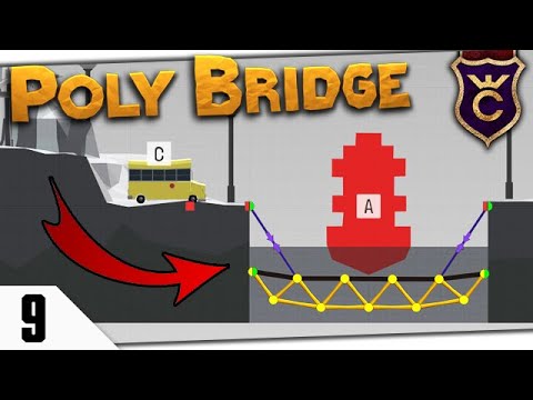 Видео: ПОДВОДНЫЙ МОСТ #9 Poly Bridge