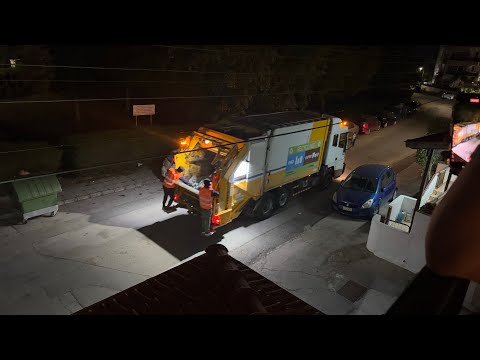 Видео: Garbage Trucks In Cyprus/ Мусоровозы на Кипре