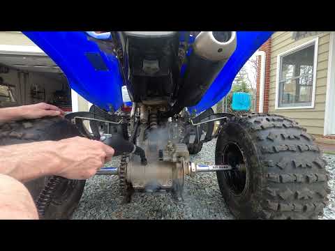 Видео: Очистка/восстановление старого алюминия для квадроцикла Yamaha Raptor 700R