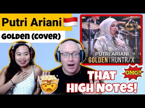 Видео: HUNTRIX - GOLDEN, PUTRI ARIANI COVER (ЖИВОЕ ВЫСТУПЛЕНИЕ НА ГРАН-ПРИ СИНГАПУРА 2025) | реакция
