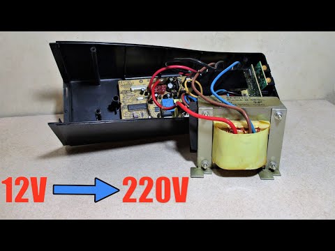 Видео: Инвертор из бесперебойника 12 - 220V. Подробно о переделке и тест с различной нагрузкой.