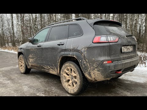 Видео: Взял Jeep Cherokee Trailhawk - теперь с V6 на трассе!