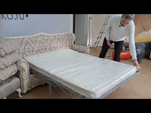 Видео: Классический диван "Моцарт" + механизм трансформации седафлекс VIKO ВИКО