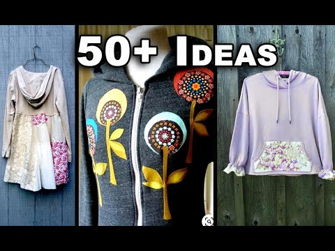 Видео: Более 50 идей, как переделать свитшоты в новые стили | Эпизод 16