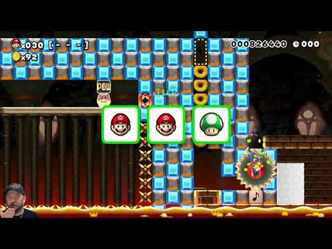 Видео: Super Mario Maker: 100 жизней Марио, продолжение (hard)