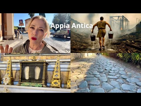 Видео: Апия Антика; църквата Quo vadis; базилика Сан Себастиано извън стените 