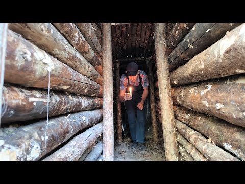 Видео: СДЕЛАЛ КАНАЛ ДЛЯ ОТВОДА ВОДЫ ОТ ОКНА ЗЕМЛЯНКИ / ЗАСЫПАЛ КРЫШУ ТАМБУРА ЗЕМЛЁЙ