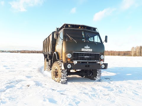 Видео: Запуск Маз-509 зимой.Обзор ТЕСТ-ДРАЙВ легендарного грузовика!