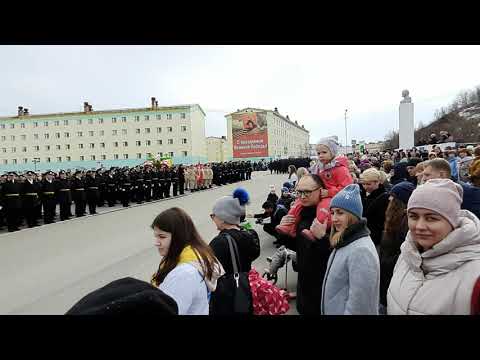 Видео: ДЕНЬ ПОБЕДЫ, СМОТР СТРОЕВОЙ ПЕСНИ 2021 г  ЗАОЗЁРСК
