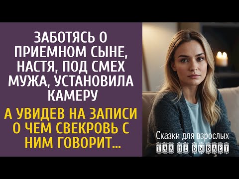 Видео: Заботясь о приемном сыне, Настя установила камеру… А увидев на записи о чем свекровь с ним говорит…