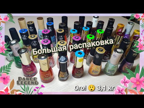 Видео: МНОГО обычного лака для ногтей Dance Legend | Мега РАСПАКОВКА | Выгодная покупка | Nail polishes