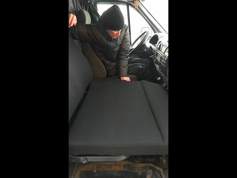 Видео: Сиденье трансформер в газель из штатного