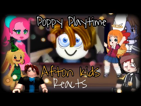 Видео: Игра с Поппи (Банзо и длинноногие мамочки) + реакция детей Афтона на забавный момент/Gacha из Buu...