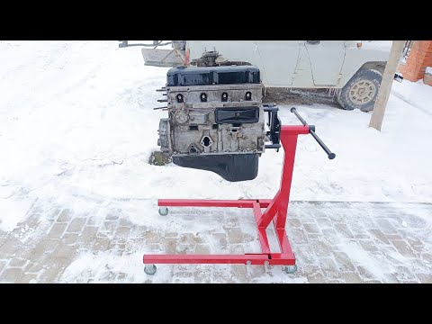 Видео: Самодельный КАНТОВАТЕЛЬ ДВИГАТЕЛЯ! Просто и быстро!