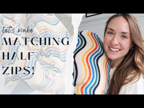 Видео: давайте сделаем ПАРНЫЕ ТОЛСТОВКИ НА ПОЛУМОЛНИИ! | мама и я + пара бонусных проектов!