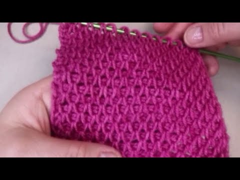 Видео: A Masterclass on Tunisian Crochet Openwork Patterns/Мастер-класс по вязанию тунисским крючком