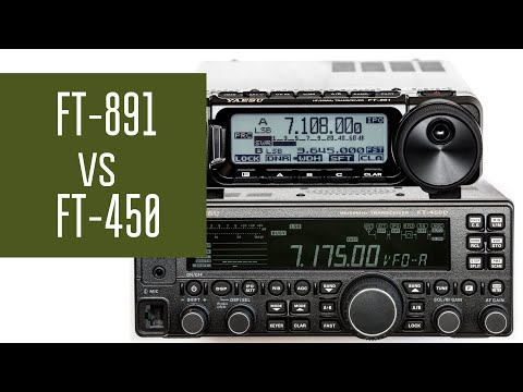 Видео: Yaesu FT-450D и FT-891 В чем основная разница при одинаковой цене