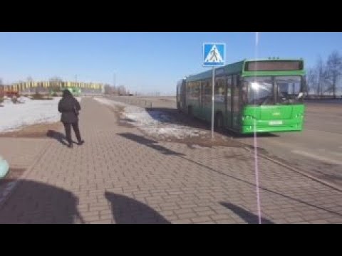 Видео: Автобус №29 (Барановичи). Университет - Спецавтобаза