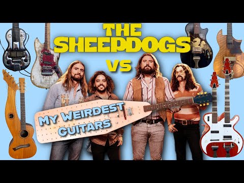 Видео: Профессиональные музыканты играют на моих СТРАННЫХ гитарах (с The Sheepdogs) @TheSheepdogsOfficial