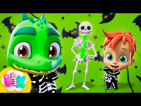Видео: Скелетен Танц 💀 Детски Песни За Хелоуин 🎃 HeyKids