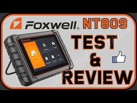 Видео: Обзор сканера Foxwell NT809. Автомобильный OBDII-сканер с двунаправленным управлением и прокачкой...