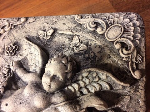 Видео: Античная шкатулка. DIY.  Bas-relief.