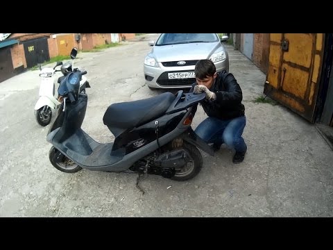 Видео: Как мы покупали скутер Honda Tact 31.