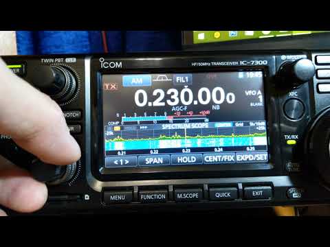 Видео: Демонстрация перегрузки Icom-7300 при приеме