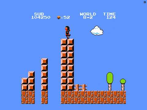 Видео: Mortal Kombat Bros (SMB1 Hack) быстрое прохождение без комментариев