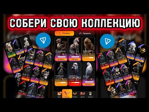 Видео: Quest Animals игра в телеграмм для заработка без вложений фантастические твари. Коллекция зверей.