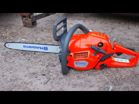 Видео: Новая Бензопила. Почему не STIHL, а Husqvarna 130. Первый запуск.