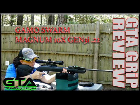 Видео: Обзор Gamo Swarm Magnum Gen3i .22 GRiP — Gateway to Airguns Обзор пневматического оружия