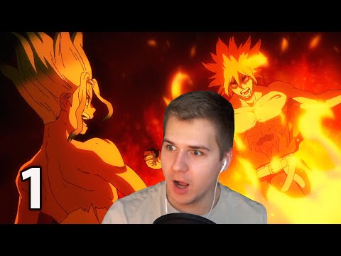 Видео: Рюсуй Против Сэнку | 1 серия 4 сезон Доктор Стоун | Реакция на аниме