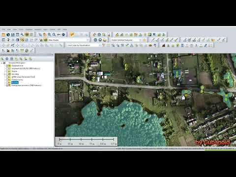Видео: Создание контуров высокоствольной растительности по данным АФС (ВЛС) в ГИС GlobalMapper