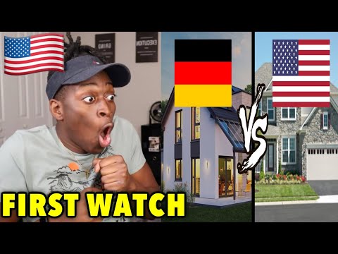 Видео: Реакция американцев на немецкие дома против американских домов