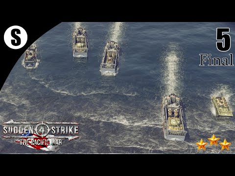 Видео: Прохождение Sudden Strike 4 - The Pacific War [США] ( Битва за Иводзиму ) #5