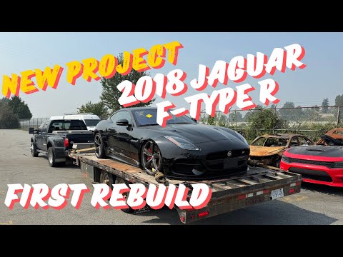 Видео: Восстановление Jaguar F-Type R 2018 года. Серьезная авария или мне повезло?