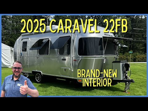 Видео: #1 Продаваемый Small Airstream стал ещё лучше! - Caravel 22FB 2025 года
