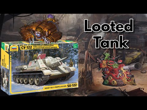 Видео: Looted Tank// ZVEZDA СУ-122 Советская самоходная артиллерийская установка