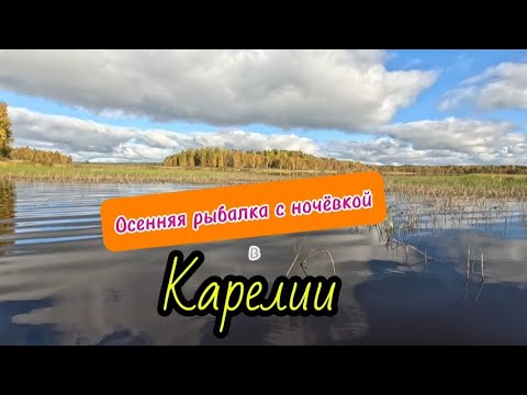 Видео: Осенняя рыбалка с ночёвкой в Карелии