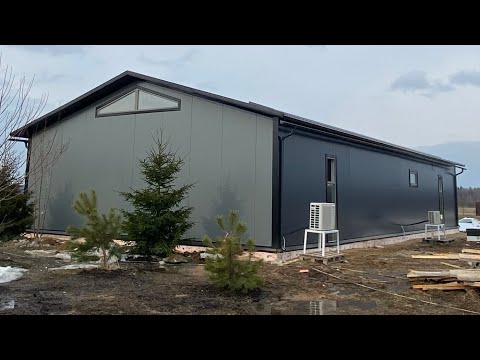Видео: «Ангар со вкусом» 11*22 в дер. Бочкино