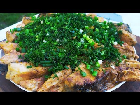 Видео: Рыба по-казачьи,простой и вкусный рецепт!!!#Трабы,#Сморгонь