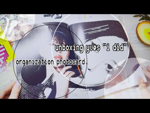Видео: Организация фотокарт Stayc и распаковка альбома Yves "I did"