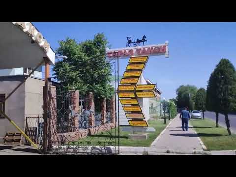Видео: Тараз(Джамбул) Обзор улицы имени Фурманова(Кошеней).